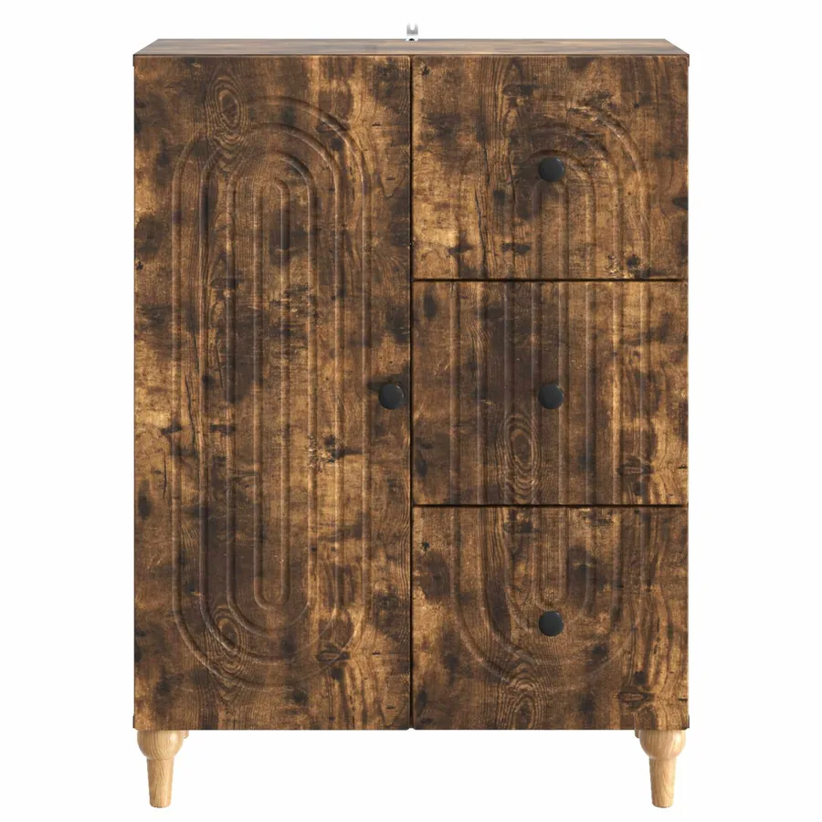 Buffet Chêne fumé 66 x 34,5 x 90 cm Bois d'ingénierie - 6