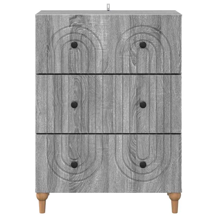 Armoire à tiroirs Sonoma gris 66 x 34,5 x 90 cm - 6