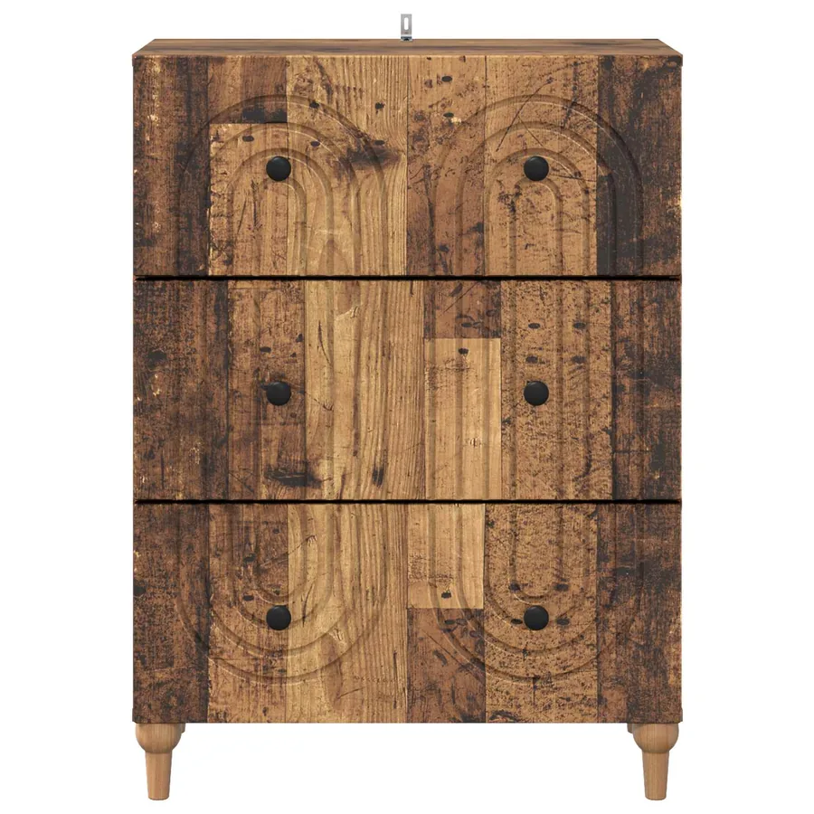 Armoire à tiroirs Bois ancien 66 x 34,5 x 90 cm - 6