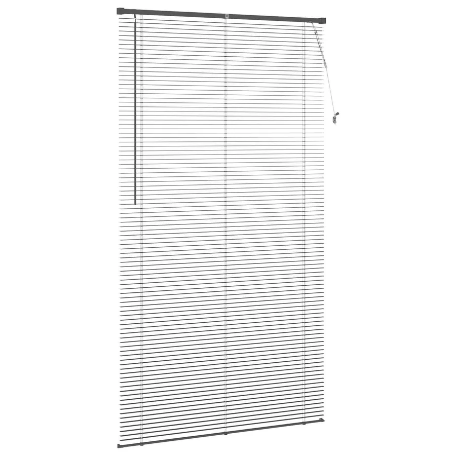 Store Vénitien Gris Argenté 213 x 120 cm 25 mm PVC - 5