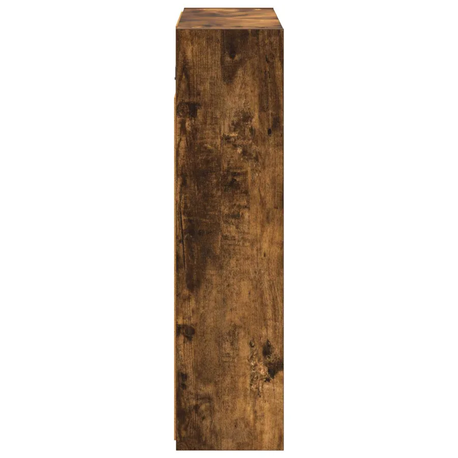 Armoire Miroir de Salle de Bain Chêne fumé 63,5 x 16 x 62,5 cm - 7
