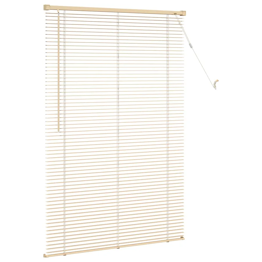 Store Vénitien Marron clair avec motif 150 x 80 cm 25 mm PVC - 5