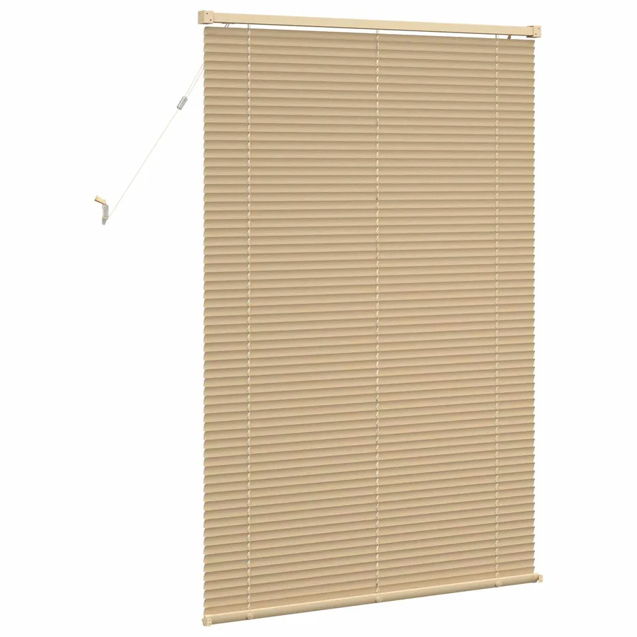 Store Vénitien Marron clair avec motif 150 x 80 cm 25 mm PVC - 6