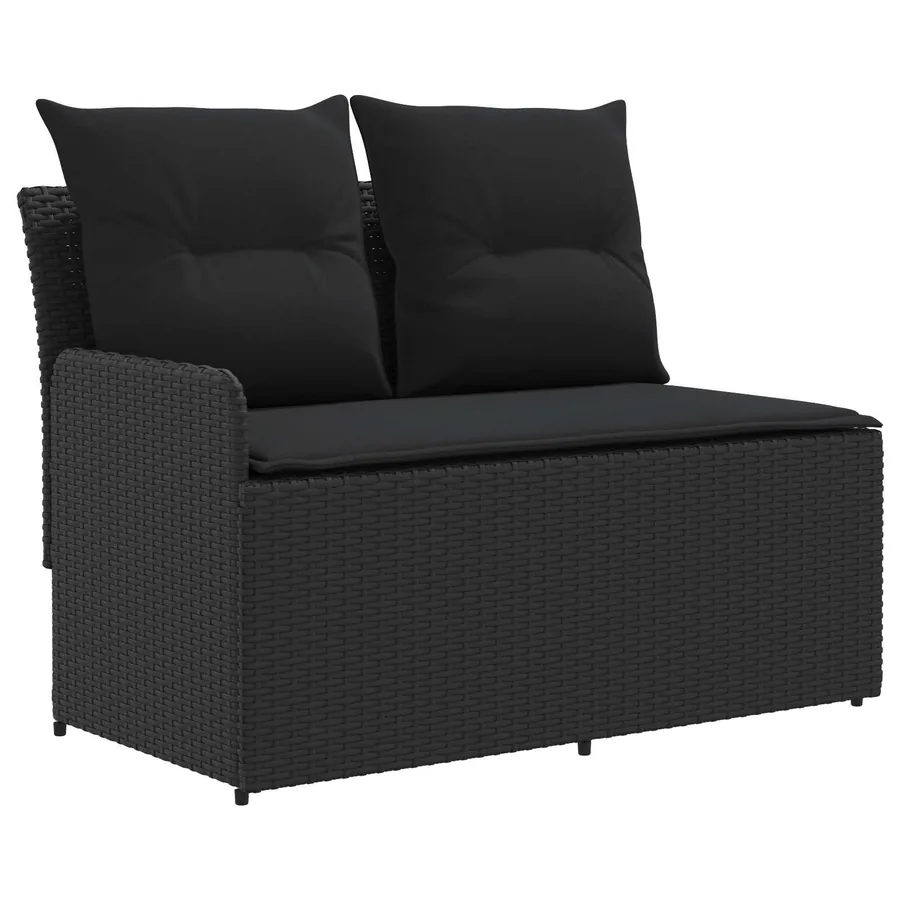 Canapé de jardin avec accoudoirs et table relevable 2 Pièce - 4