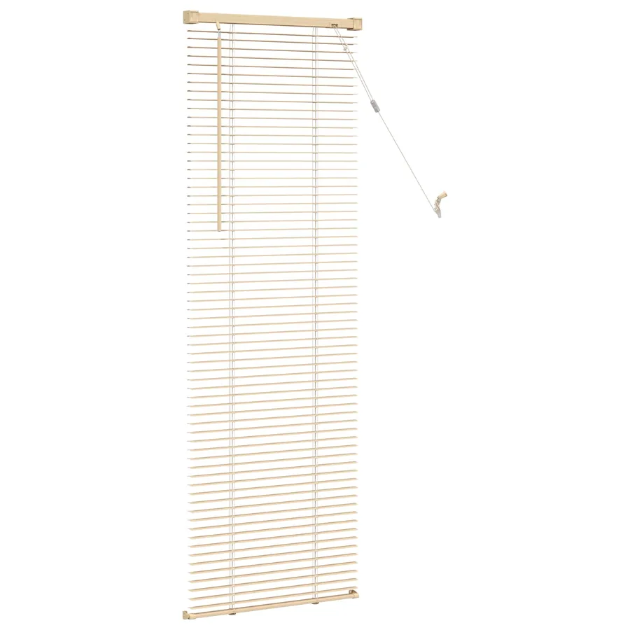Store Vénitien Marron clair avec motif 150 x 60 cm 25 mm PVC - 5