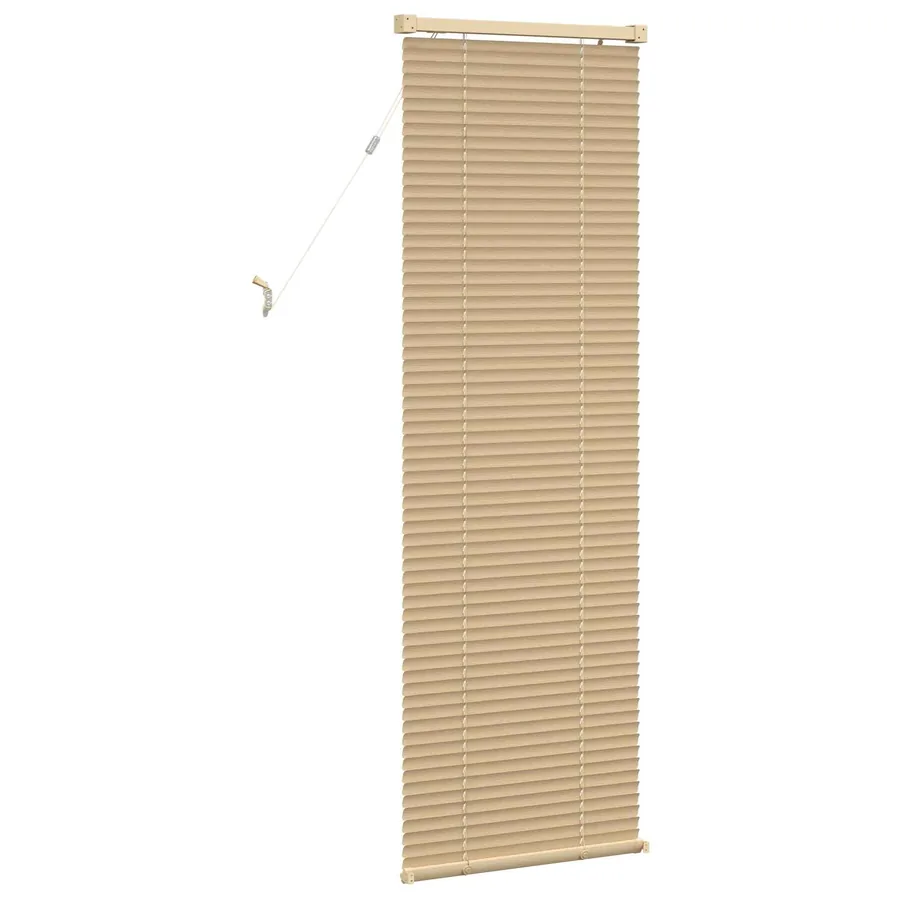Store Vénitien Marron clair avec motif 150 x 60 cm 25 mm PVC - 6