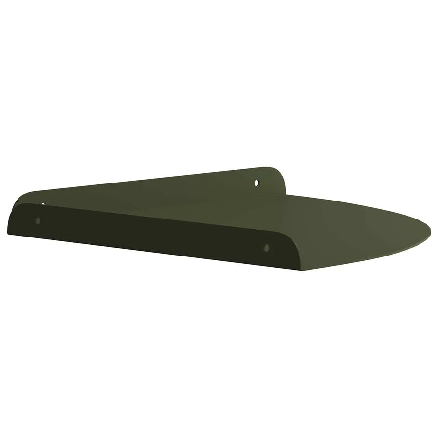 Étagère flottante avec étagère 4 pcs Vert olive 24 x 24 x 2 cm - 6