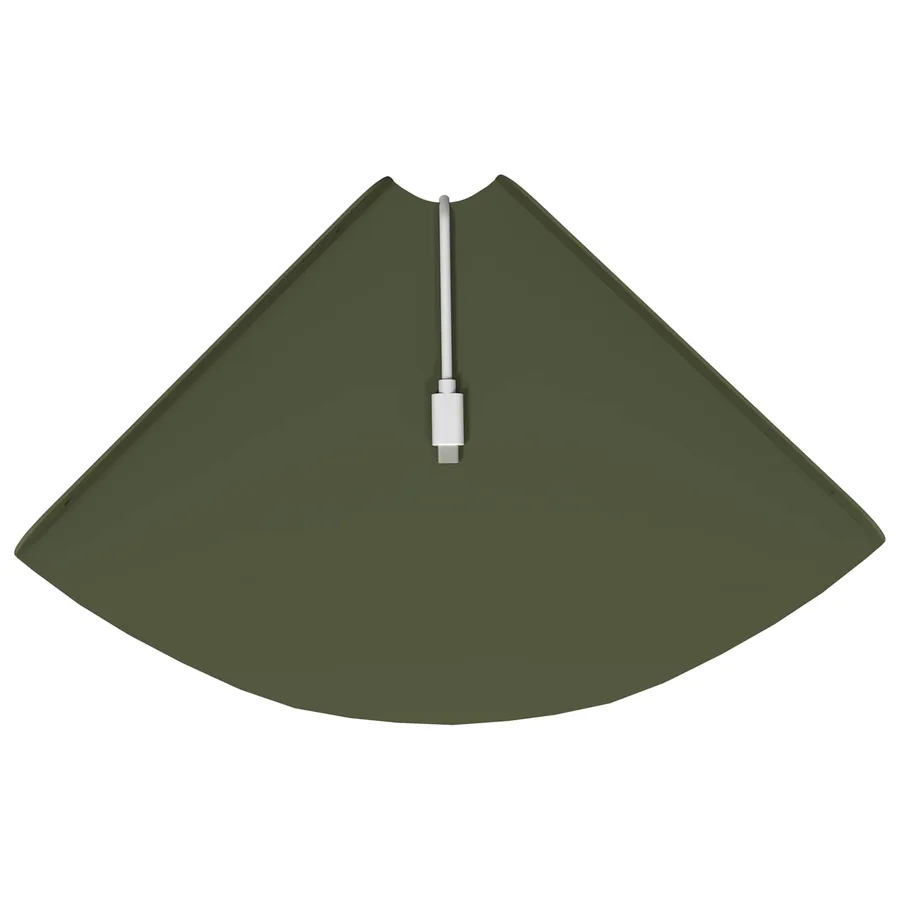 Étagère flottante avec étagère 4 pcs Vert olive 24 x 24 x 2 cm - 9