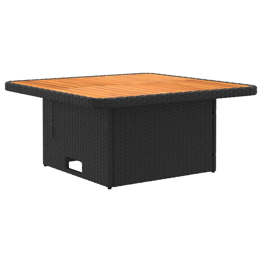 Ensembles de meubles avec oreiller 5 pcs Noir et Crème Rotin PE - 6