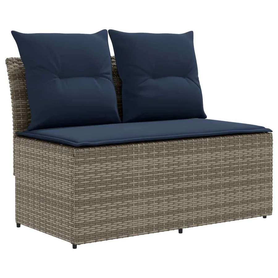 2 Pièce Canapé du milieu de jardin avec table relevable - 3