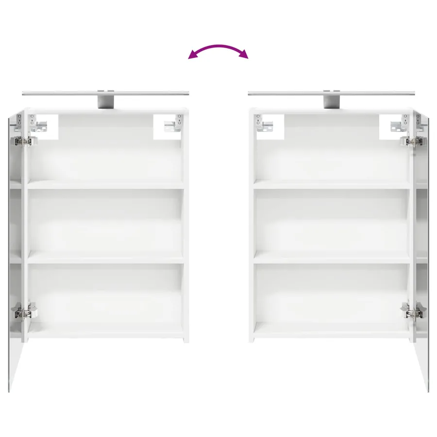 Ensemble de Meubles de Salle de Bain 3 pcs 130 x 14,5 x 70 cm - 12