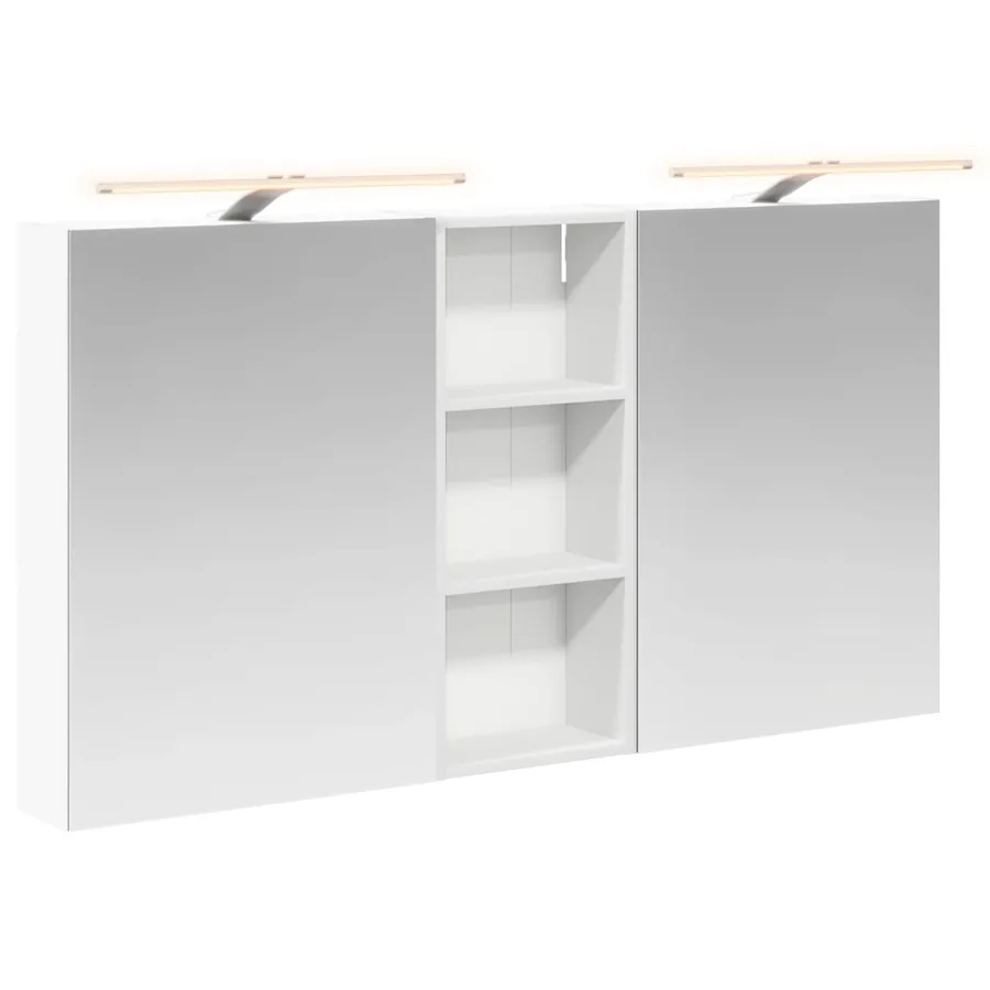 Ensemble de Meubles de Salle de Bain 3 pcs 130 x 14,5 x 70 cm - 2