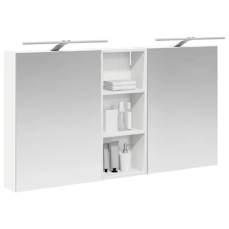 Ensemble de Meubles de Salle de Bain 3 pcs 130 x 14,5 x 70 cm - 3