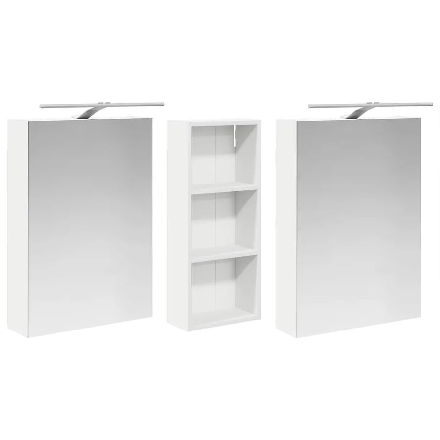 Ensemble de Meubles de Salle de Bain 3 pcs 130 x 14,5 x 70 cm - 5