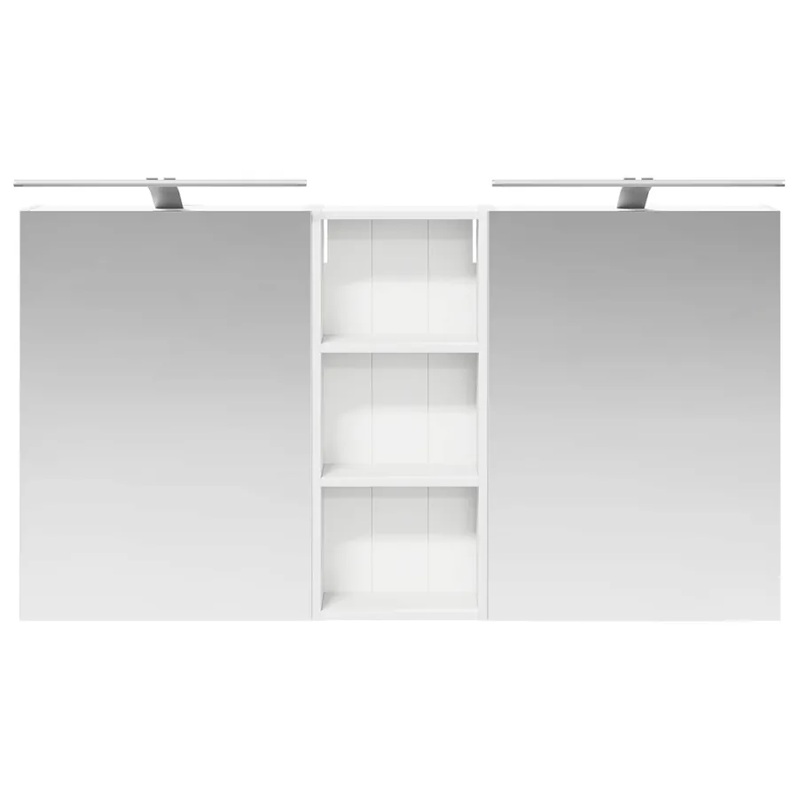 Ensemble de Meubles de Salle de Bain 3 pcs 130 x 14,5 x 70 cm - 6