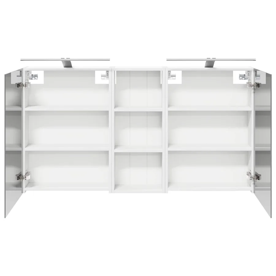 Ensemble de Meubles de Salle de Bain 3 pcs 130 x 14,5 x 70 cm - 7