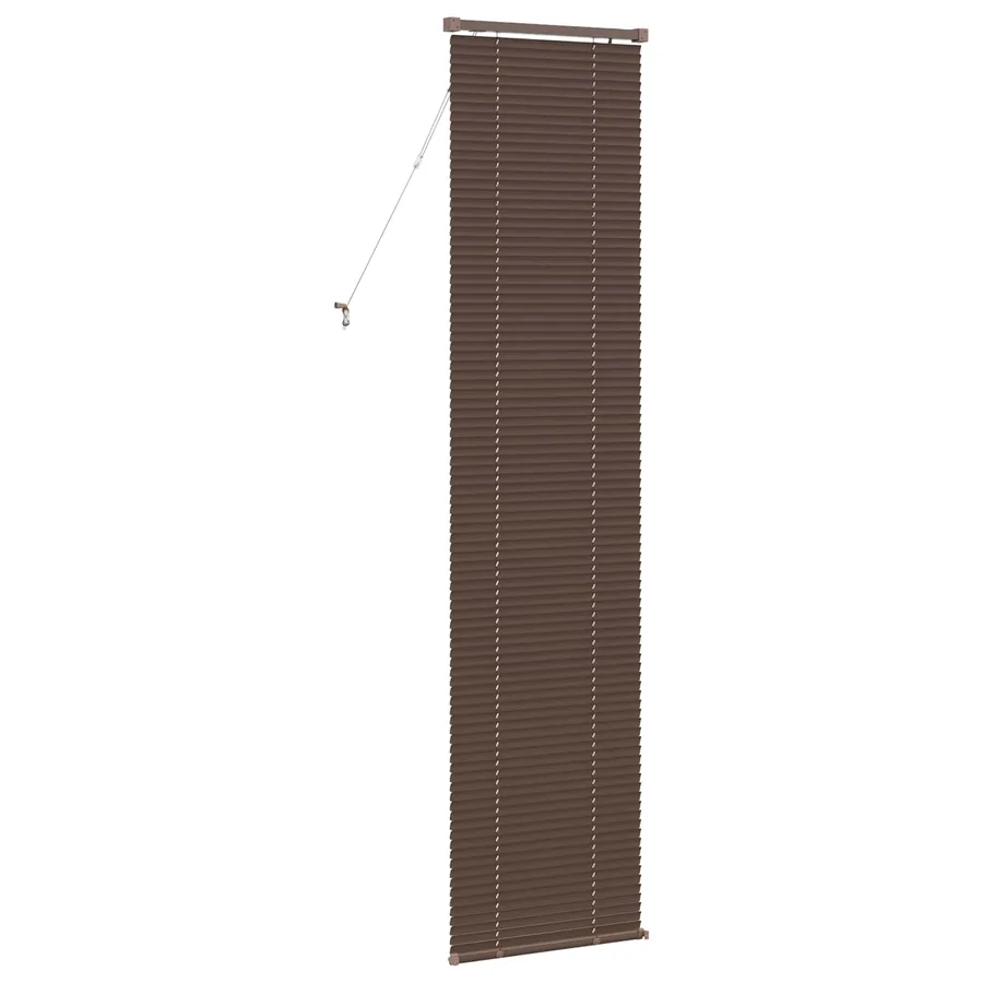 Store Vénitien Marron foncé avec motif 213 x 40 cm 25 mm PVC - 6