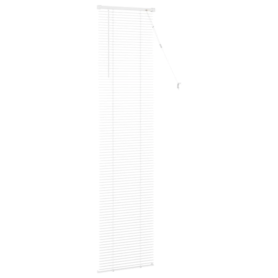 Store Vénitien Blanc 213 x 50 cm 25 mm PVC - 5