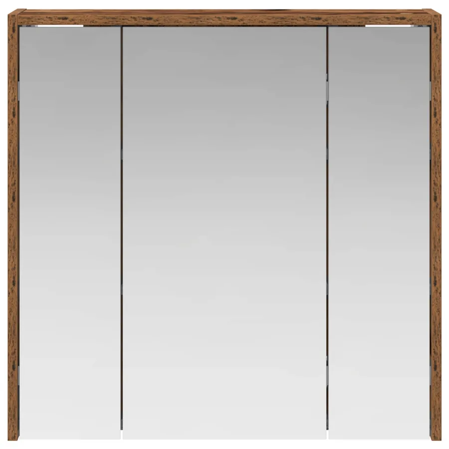 Armoire Miroir de Salle de Bain Bois ancien 63,5 x 16 x 62,5 cm - 5