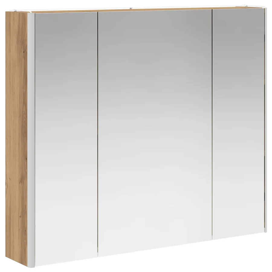Armoire Miroir de Salle de Bain Chêne artisan - 5