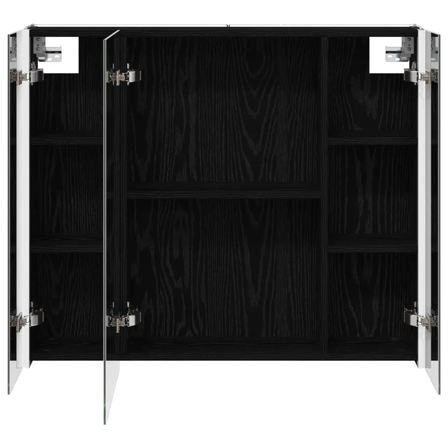 Armoire Miroir de Salle de Bain Chêne noir 83,5 x 15,5 x 70 cm - 7