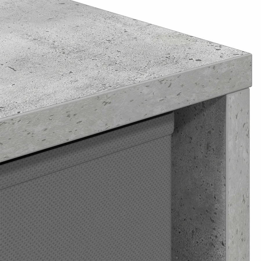Buffet avec tiroir Gris béton 59,5 x 27 x 57 cm - 9