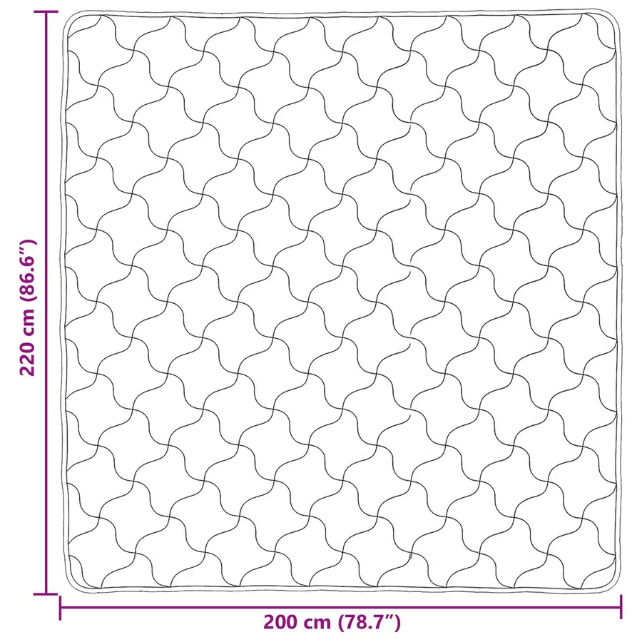 Duvet d'hiver Matelassé Anthracite 200 x 220 cm - 10