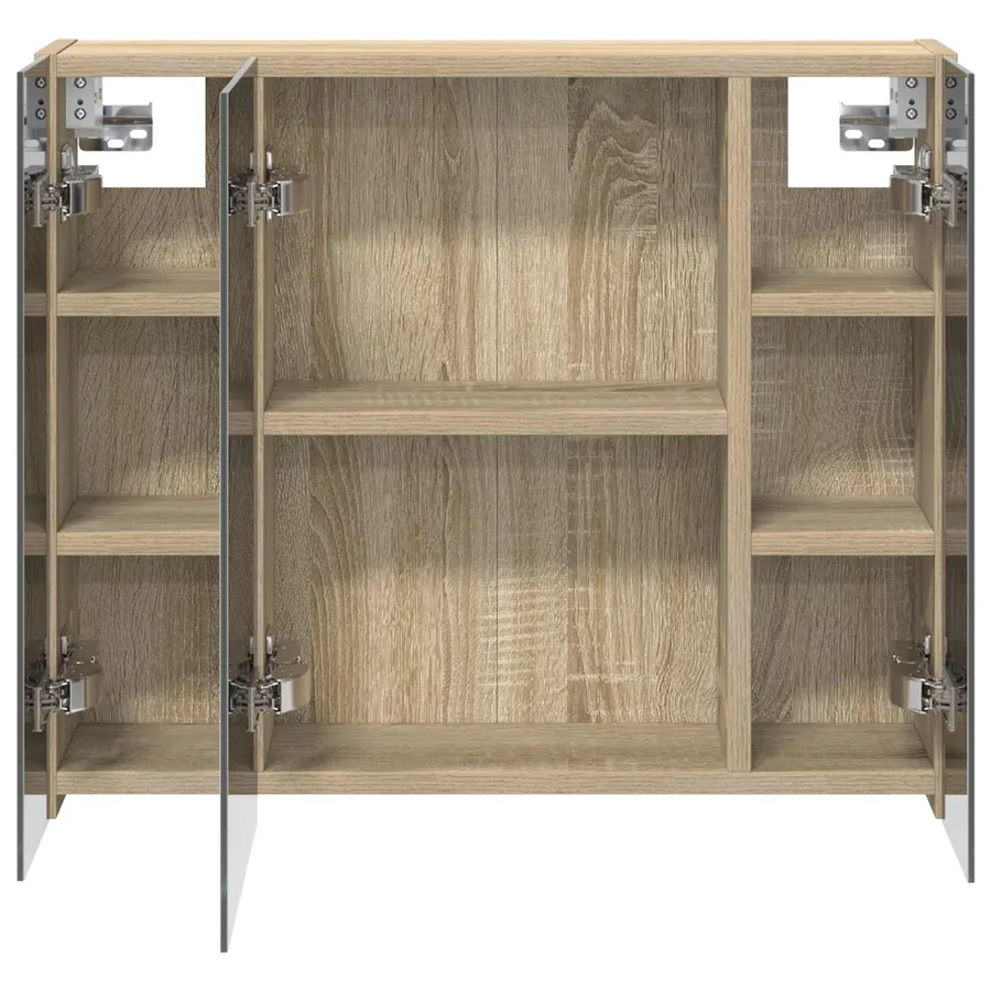 Armoire Miroir de Salle de Bain Chêne Sonoma 60 x 14,5 x 50 cm - 6