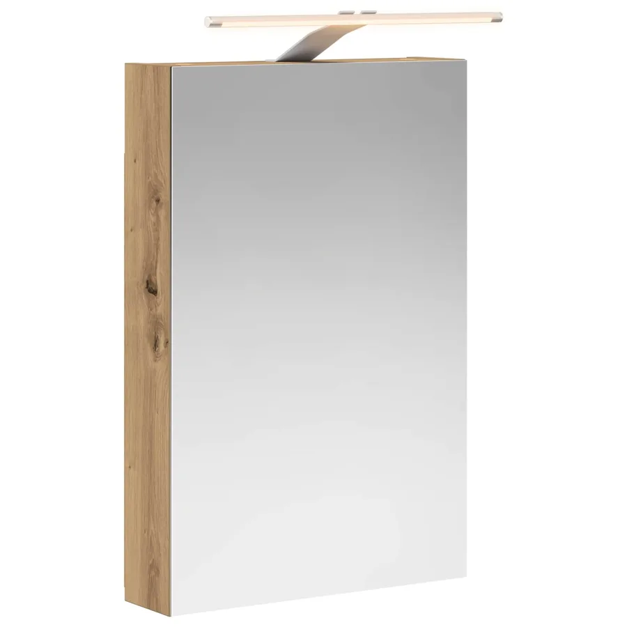 Armoire Miroir de Salle de Bain Chêne artisan - 2