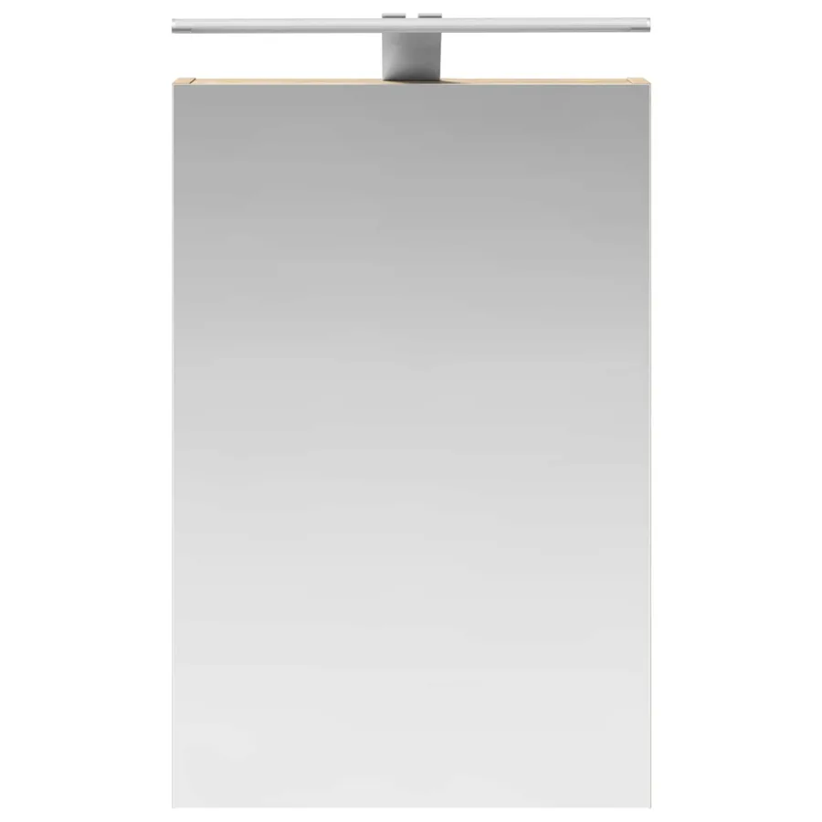 Armoire Miroir de Salle de Bain avec étagère Chêne Sonoma - 6