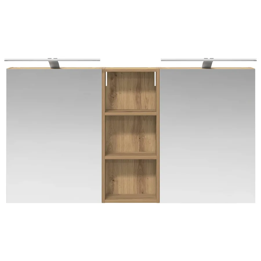 Ensemble de Meubles de Salle de Bain 3 pc 130 x 14,5 x 70 cm - 6