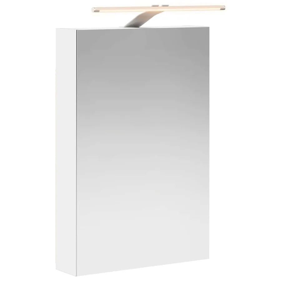 Armoire Miroir de Salle de Bain Blanc 40 x 10,5 x 60,5 cm - 2
