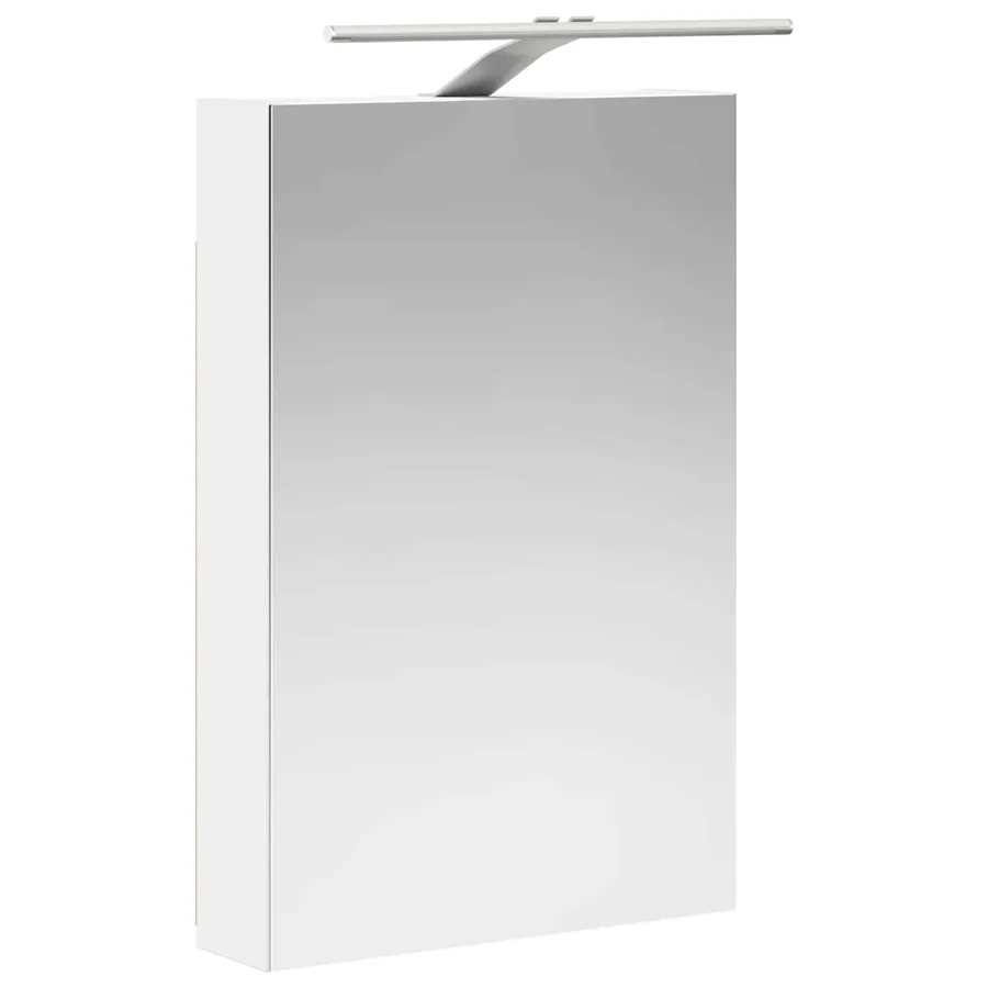 Armoire Miroir de Salle de Bain Blanc 40 x 10,5 x 60,5 cm - 5
