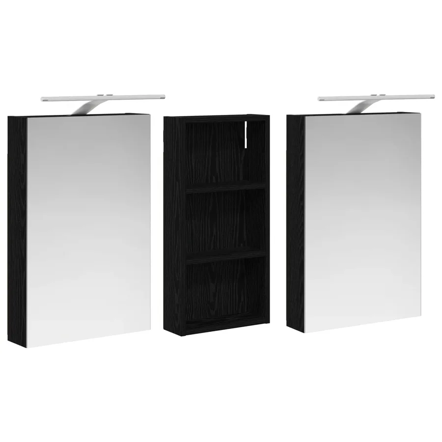 Ensemble de Meubles de Salle de Bain 3 pcs 110 x 10,5 x 60,5 cm - 5