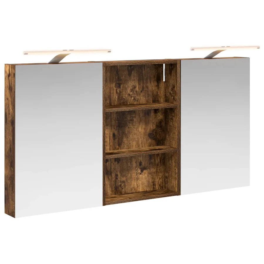 Ensemble de Meubles de Salle de Bain 3 pcs 120 x 10,5 x 60,5 cm - 2