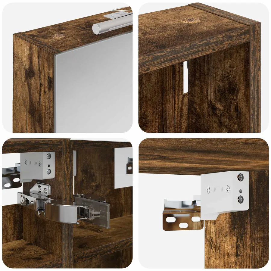 Ensemble de Meubles de Salle de Bain 3 pcs 120 x 10,5 x 60,5 cm - 8