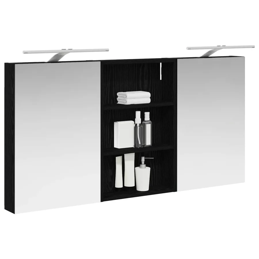 Ensemble de Meubles de Salle de Bain 3 pcs 120 x 10,5 x 60,5 cm - 3
