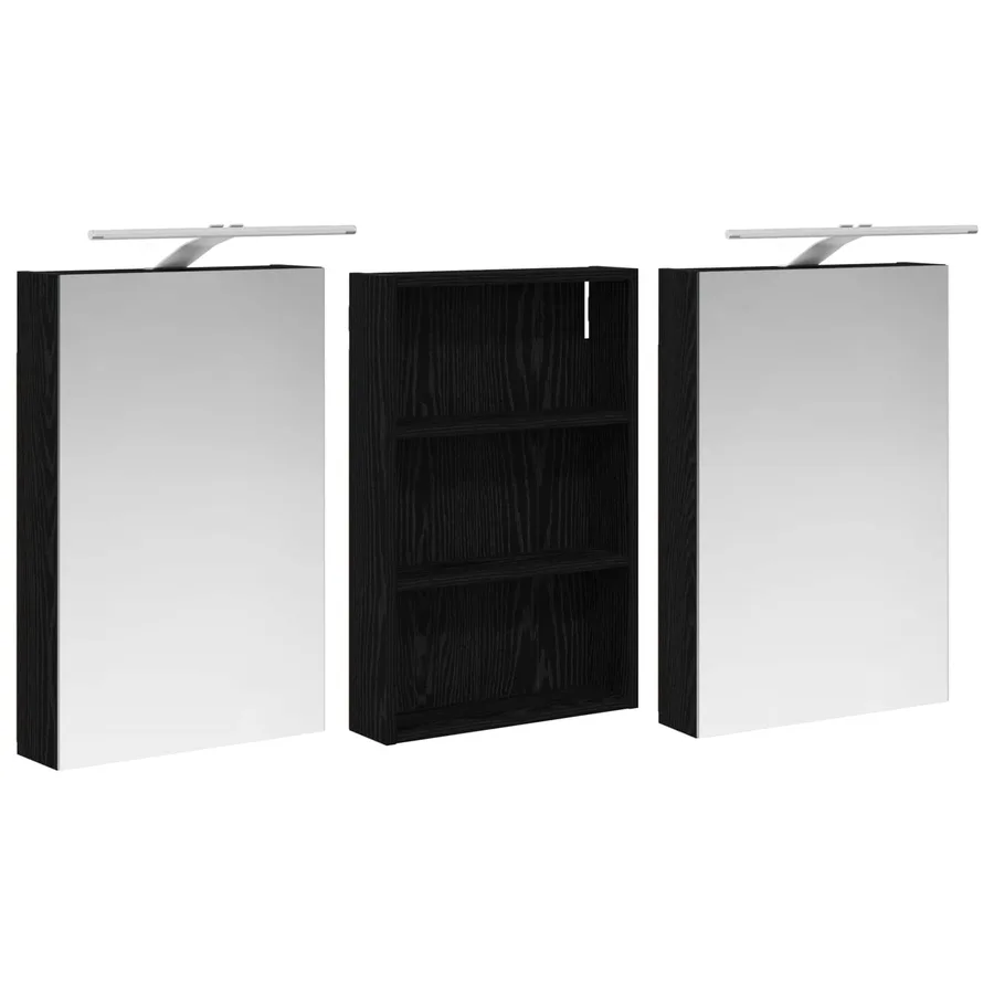 Ensemble de Meubles de Salle de Bain 3 pcs 120 x 10,5 x 60,5 cm - 5