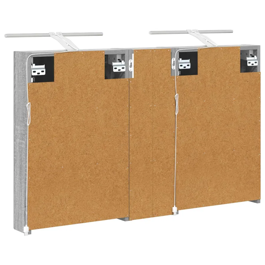Ensemble de Meubles de Salle de Bain 3 pcs 100 x 10,5 x 60,5 cm - 9