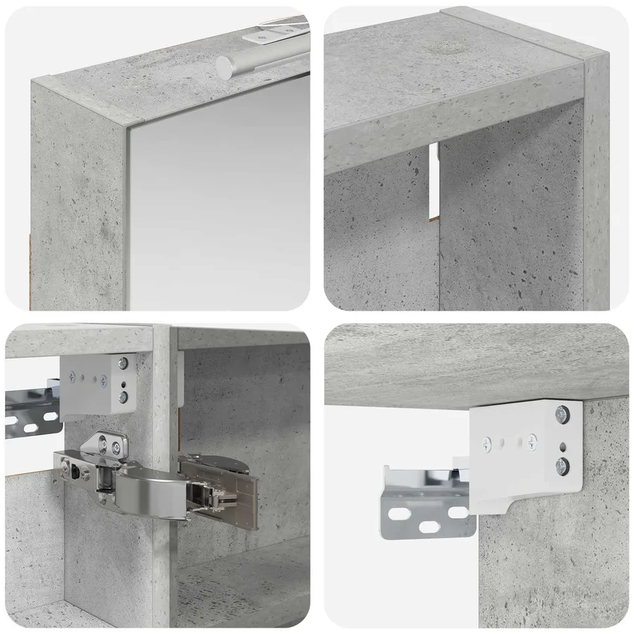Ensemble de Meubles de Salle de Bain 3 pcs 110 x 10,5 x 60,5 cm - 10