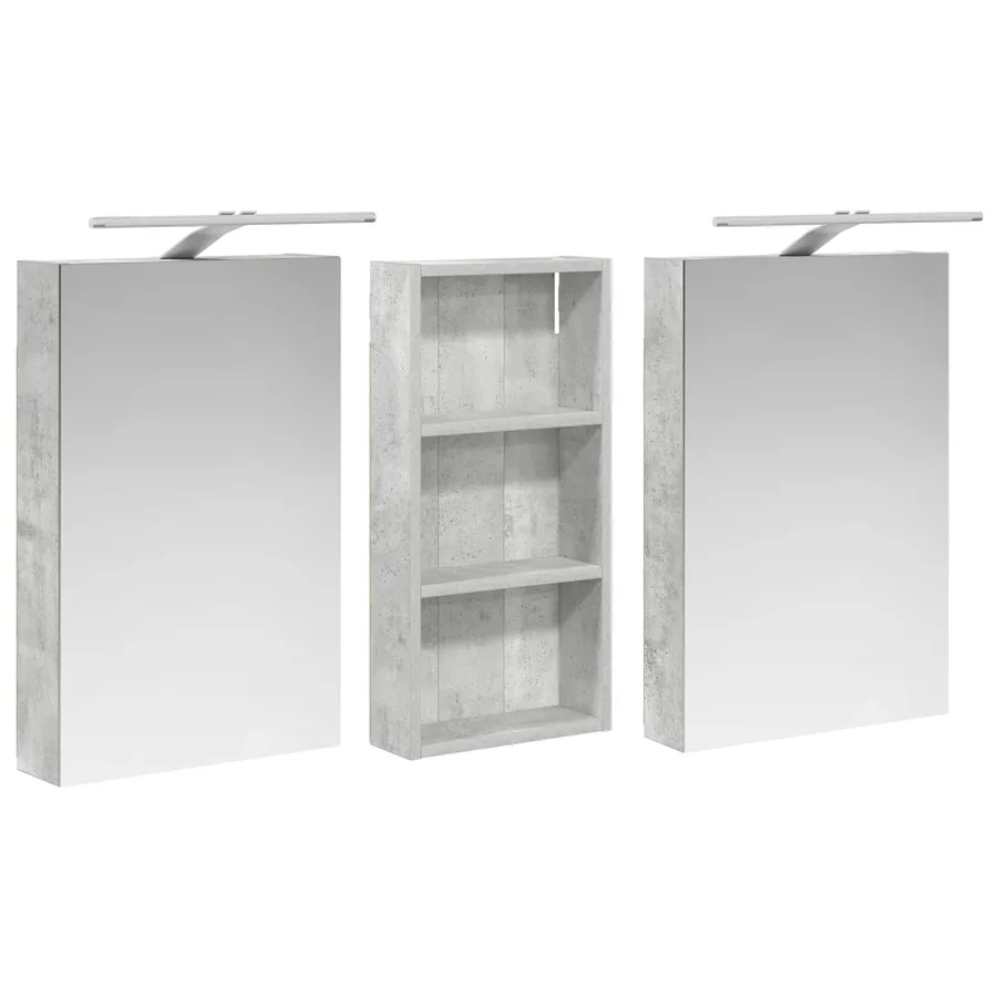 Ensemble de Meubles de Salle de Bain 3 pcs 110 x 10,5 x 60,5 cm - 5