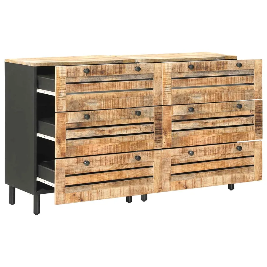 Armoires de rangement 2 pc 120 x 33 x 75 cm Multicolore - 3