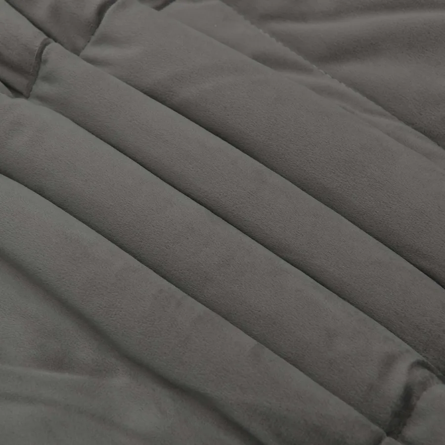 Duvet complet toute l'année Gris clair 200 x 200 cm Microfibre - 7