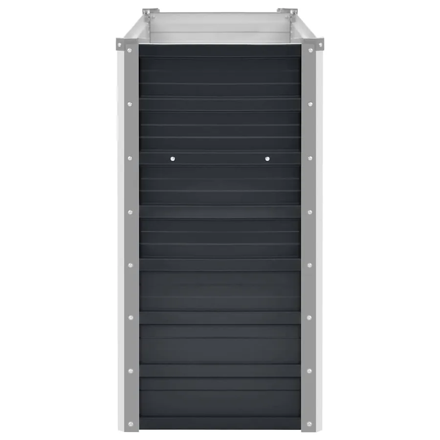 Lit surélevé de jardin Anthracite 100x40x77 cm Acier galvanisé - 5