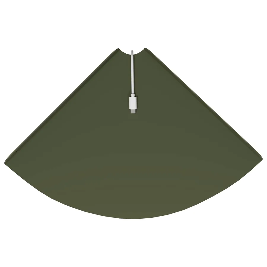 Étagère flottante avec étagère 2 pcs Vert olive 30 x 30 x 2 cm - 9