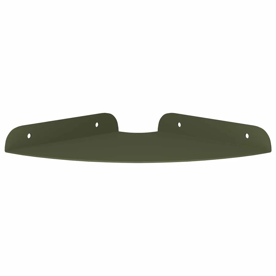 Étagère flottante avec étagère 2 pcs Vert olive 18 x 18 x 2 cm - 5