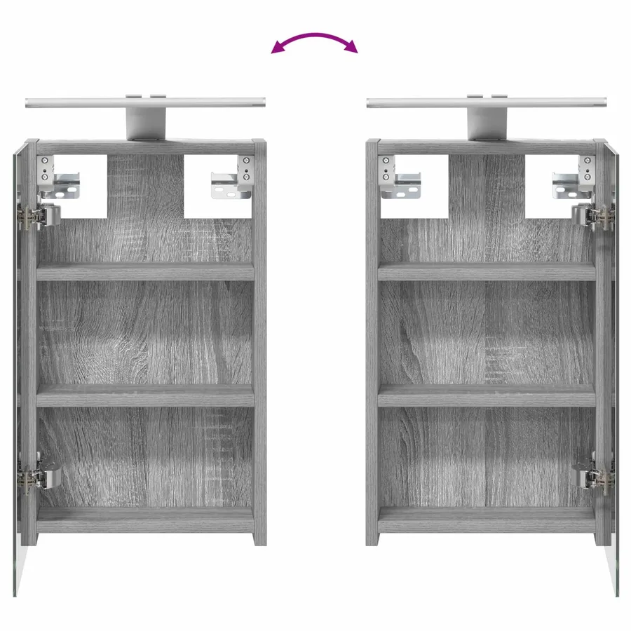 Ensemble de Meubles de Salle de Bain 3 pcs 100 x 10,5 x 50 cm - 12