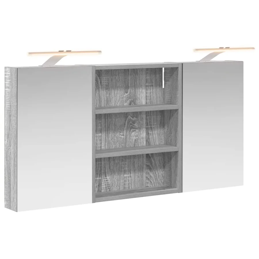 Ensemble de Meubles de Salle de Bain 3 pcs 100 x 10,5 x 50 cm - 2