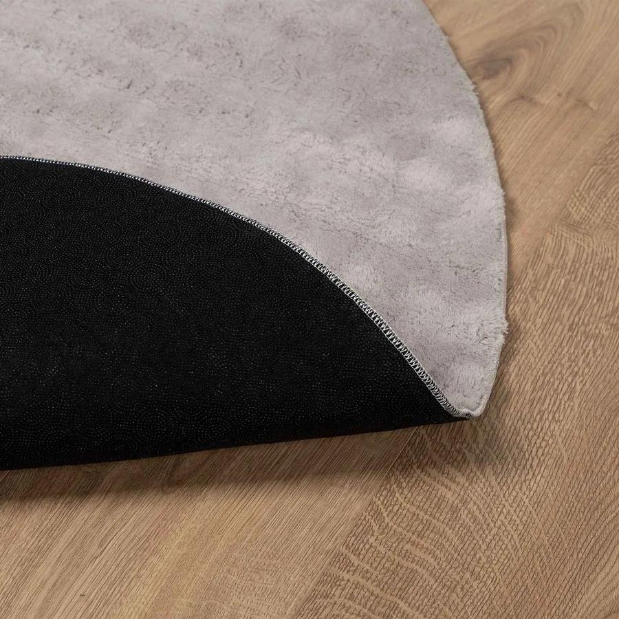 Tapis de surface Rond SIROLO Sable Ø 200 CM Polyester - 4