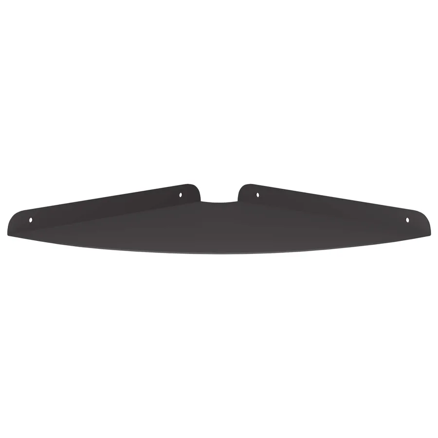Étagère flottante avec étagère 4 pcs Noir 30 x 30 x 2 cm - 5